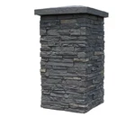 Nextstone Slatestone Column Wrap-sq Ft Midnight Ash Faux Veneer. Fixed Price $135.99.