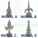 5/8" Cast Iron Spear Finial Spire Ornamental Fence Topper Wrought Box Qty. Fixed Price $70.00.