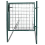 Single Door Fence Gate 39.4X39.4" Powder-coated Steel. Fixed Price $199.79.
