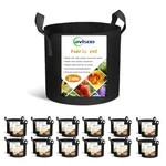 Cavisoo 24-PACK 3 Grow Bags, Heavy Duty Thickened Gallon, Black. Fixed Price $40.20.