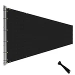 Tang Fence Privacy Screen Black 8X30FT Outdoor Shade Cloth W/ Grommets. Fixed Price $89.96.