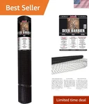 LG400171 Deer Barrier Fencing, X 100 Ft, Black. Fixed Price $127.99.