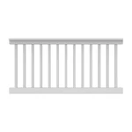 Vinyl Railing Level Kit T-rail White (actual Size: 91-3/4 X 33-3/8 In. H). Fixed Price $137.65.