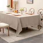 Waiter Tree 90X132 Faux Linen Rectangle Tablecloth Wrinkle Free & Waterproof. Fixed Price $103.98.