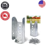 Durable 20-PACK Galvanized Fence Bracket Kit For Quick Install Includes Screws. Fixed Price $30.39.