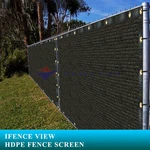 Ifenceview 6'X50' Black Privacy Screen Mesh For Construction Yard Garden. Fixed Price $80.99.