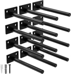 12-PACK 6 Inch Floating Shelf Brackets, Hidden For Wood, Concealed. Fixed Price $22.99.