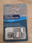 (10-PK) Veranda Fence Post Top Rail Connection Clips Vinyl 1002772726. Fixed Price $7.00.