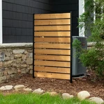 5FT H X 3.2FT (1 Panel) No Dig Enclo Concord Cedar Wood Privacy Screen, Great. Fixed Price $176.99.