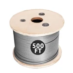 Stainless Steel Cable 500FT 3/16 Inch X 19 3700LB Honyta Decking Railing Grade. Fixed Price $179.99.
