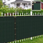 Patio 5FT Green Fence Privacy Screen Heavy Duty Cover Mesh Uv-block Yard Deck. Fixed Price $53.11.