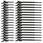 20 Pairs Cable Railing Hardware,black Stainless Steel Kit.... Fixed Price $250.58.