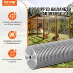 Hardware Cloth, 1/2 Inch 48IN X 50 Ft 19 Gauge, Small Rodents. Fixed Price $90.78.