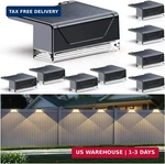 Lianglome Solar Fence Lights Outdoor - 3000/4000/6000K Mode, IP65 Waterproof. Fixed Price $53.53.
