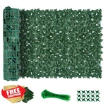 Agjidso 120"X40" Artificial Ivy Privacy Fence Screen, Sweet Potato Leaf Hedge. Fixed Price $44.99.