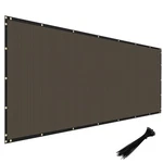 WINDSCREEN4LESS 4' X Privacy Fence Heavy Duty 12', Brown. Fixed Price $27.76.