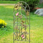 Butterfly And Garden Trellis Butterflies Flowers Stake Spi Home 35395. Fixed Price $275.00.