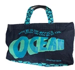 Jonathan Adler Denim Caribbean Why The Office Ocean Printed Tote Beach Bag. Fixed Price $39.99.