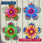 Giyyomtr Metal Flowers Wall - 4PCS 6.2'' Art Hanging Decoration. Fixed Price $15.61.