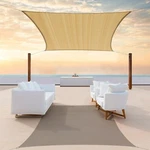 Colourtree Sand Custom Size Rectangle Sun Shade Sail Canopy Fabric Cover Patio. Fixed Price $195.99.
