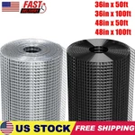 Hardware Cloth 36" 48" X 50'/100' Wire Mesh Roll Chicken Fence 1/2" 19GA. Fixed Price $118.99.