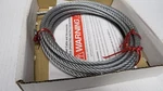 Galvanized Steel Winch Cable 1/4"DIA,X 25 Ft. Length, 1400 Lb Working Load Limit. Fixed Price $17.97.