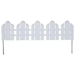 Emsco Dackers 6-1/4IN Resin Adirondack Garden Fence 12-PK White Plastic Outdoor. Fixed Price $51.83.