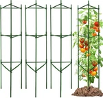 Tcbwfy 4PK 48IN Adjustable Tomato Trellis Heavy Duty Metal For Pots & Garden. Fixed Price $27.59.