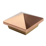 4 In. X Verona Copper High Point Pyramid Post Cap. Fixed Price $19.96.
