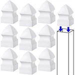 Lothee 10 Pcs Vinyl Post Gothic Caps Decking Pvc Fence Parts For. Fixed Price $32.72.