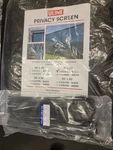 Uline S-23380BL Privacy Fence Screen 68 X 50 Uv Resistant Hdpe Material Black. Fixed Price $65.00.