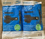 2 X New Nationwide Industries NW38310Q Contemporary Gate Latch Zinc Plated Black. Fixed Price $34.00.