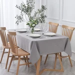 Maxmill Rectangle Textured Tablecloth Waterproof Spillproof Wrinkle Free Tabl.... Fixed Price $16.60.