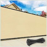 New Colourtree 6' X 50' Beige Fence Privacy Windscreen Cover Fabric Shade. Fixed Price $84.16.