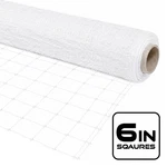 Vineline Durable Plastic Trellis Netting White Roll 4FT X 1000FT W/ 6IN Squares. Fixed Price $139.50.