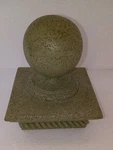 Stone/concrete Ball Post Finial, 4X4 Cap By Artline. Fixed Price $11.15.