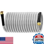 Specilite Stainless Steel Garden Water Hose 100 Ft, Flexible, Lightweight. Fixed Price $90.21.
