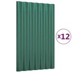Panels Roofing Material Sheet Garage Sheds Powder-coated Steel Vidaxl. Fixed Price $102.99.