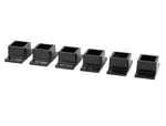 Fortress Us Athens Gloss Black Aluminum Fence Wall Mount Bracket (6-PACK)-430080. Fixed Price $13.00.