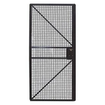 Grainger Approved 19N878 Wire Mchn Grd DOOR,84 INX48 In,blk. Fixed Price $307.30.