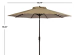 Safavieh Athens Ft Crank Umbrella, Reduced Price 2172772932 PAT8007B. Fixed Price $121.00.