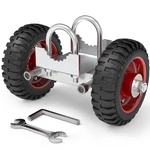 Bl Tezeit Rolling Gate Wheel 6-INCH Heavy Duty Rubber Carrier With Hardware Kit. Fixed Price $49.99.