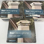 3 New Trex Deck Lighting 4X4 Post Cap Sealed Box Damage. Fixed Price $272.00.