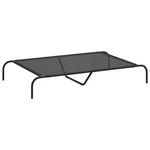 Stylish Elevated Dog Bed In Gray And Black, Multiple Sizes Materials Vidaxl. Fixed Price $39.99.