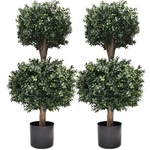 3FT-35'' Artificial Boxwood Double Ball Topiary TREES,2PACK Faux To... Fast Ship. Fixed Price $196.99.