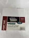 Veranda 144427 5IN X White Vinyl Solar-powered Pyramid Fence Post Cap. Fixed Price $29.99.