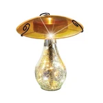 Collections Etc Led Lighted Glass Mushroom Solar Powered Garden Stake, Purple. Fixed Price $22.99.