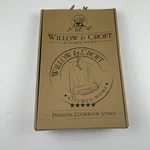 Willow & Croft Premium Cook Book Stand. Farmhouse Cutting Board White. Fixed Price $14.36.