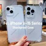 For Iphone 15 14 13 12 11 Xr 8 7 6S Shockproof Clear Case Cover Lot. Fixed Price $35.79.