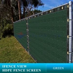 Ifenceview 6'X50' Green Privacy Screen Mesh For Construction Yard Garden. Fixed Price $78.99.